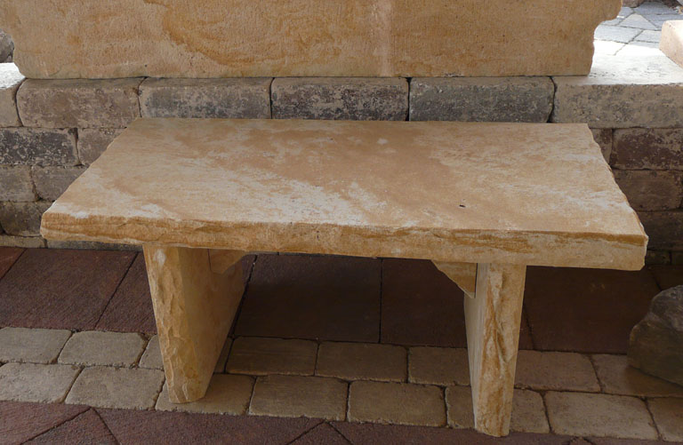 Lones Stone - Small Sandstone Bench